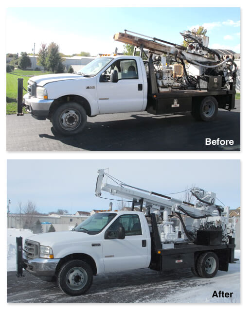 Simco 2800 Before and After Transformation