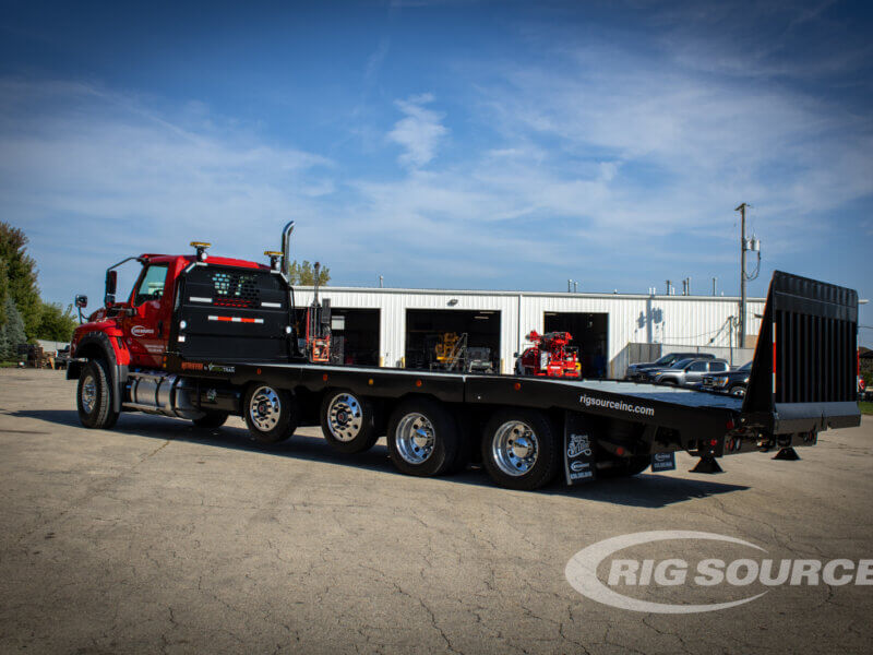 Versatran 20T Retriever Quad Axle Truck for Rent UNIT 23319 Drill