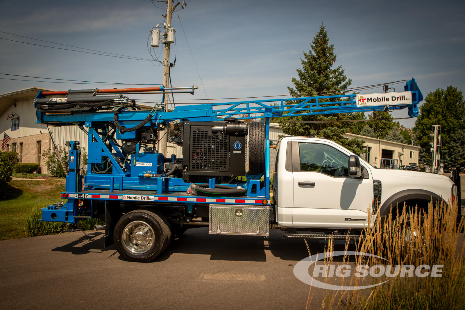 Mobile B-46 on Ford F600 | Drill Rigs For Rent | Unit 24104