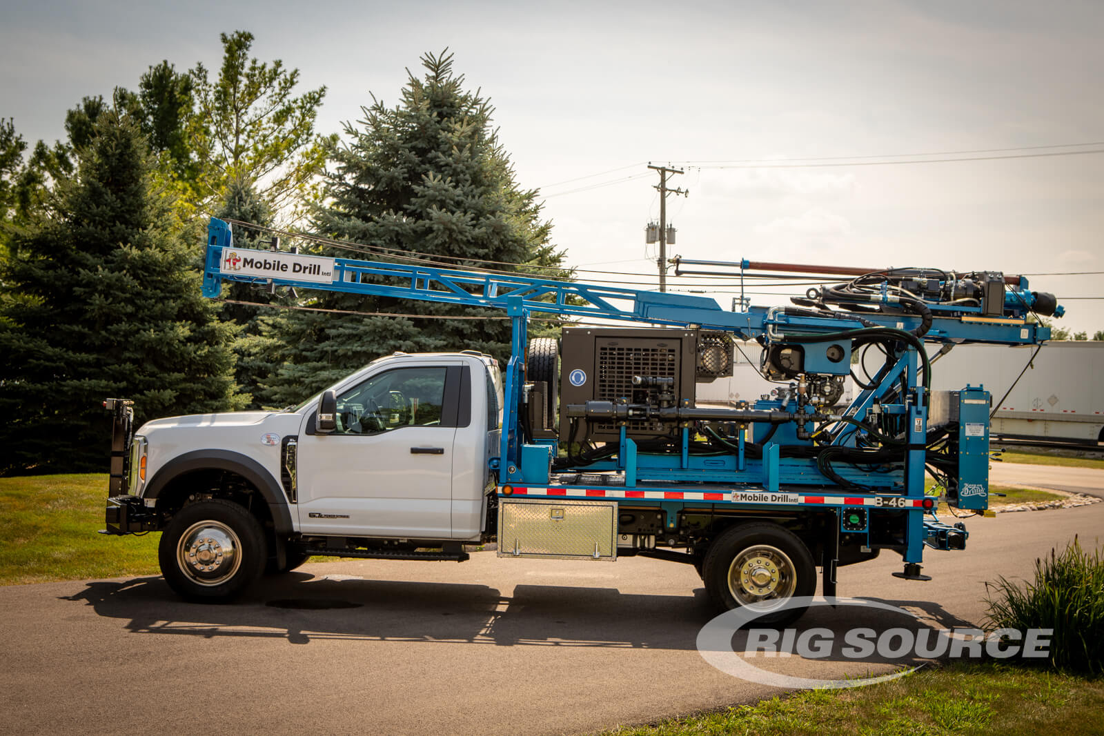 Mobile B-46 on Ford F600 | Drill Rigs For Rent | Unit 24104