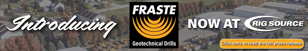 Introducing Fraste Geotechnical Drills now at Rig Source