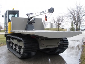 Close Up: Terramac® RT9 Crawler Carrier with Crane